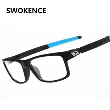 SWOKENCE небьющиеся Простые Стеклянные очки для мужчин и женщин, модный дизайн, без диоптрий, стекло es, на открытом воздухе, по рецепту, очки, оправа G487
