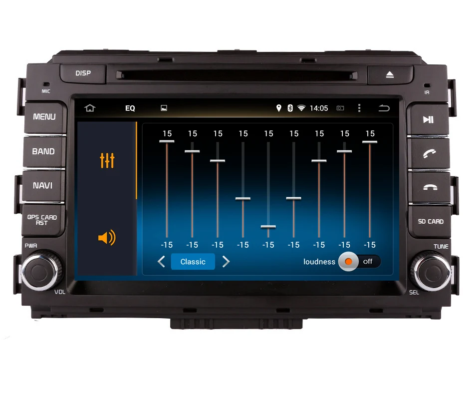 Excellent Android 7.1 Car DVD Player GPS Navigation for Kia Carnival 2015 2016 with Navigator Radio BT AUX DVR WIFI Video Stereo 4Core 2G 4