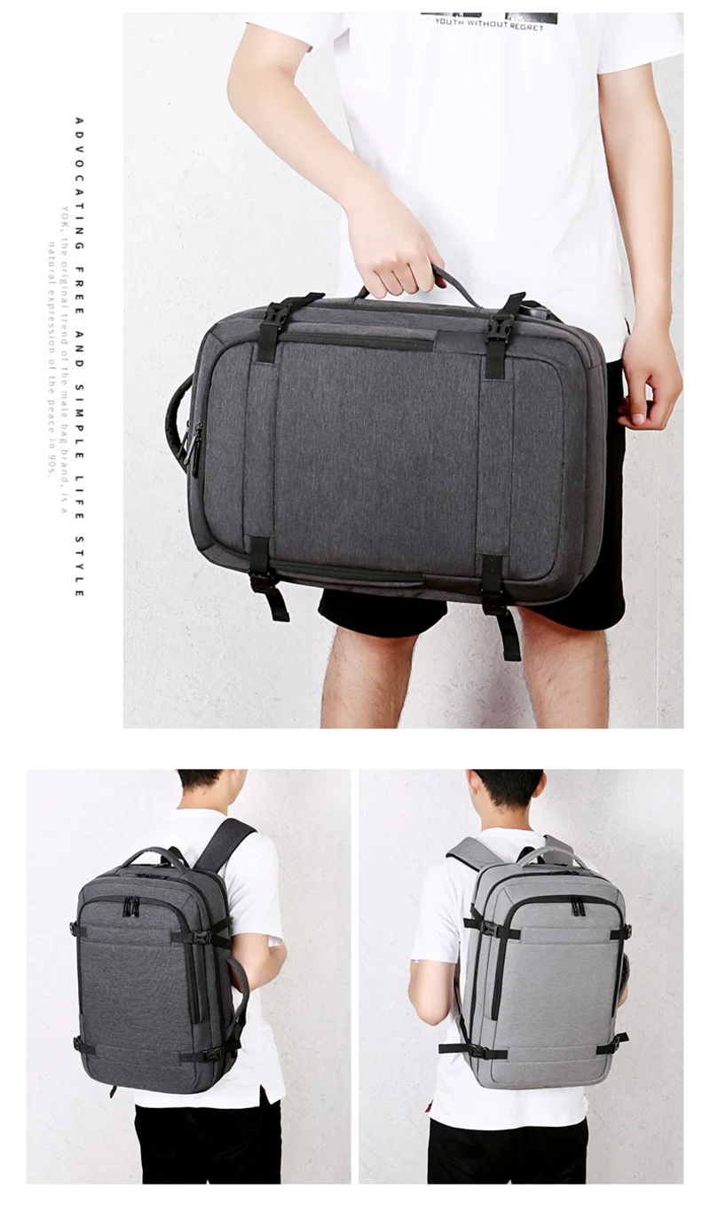Рюкзак для ноутбука 15,6 дюймов, рюкзаки для ноутбука, деловые мужские дорожные сумки для зарядки через usb, водонепроницаемый женский рюкзак для работы