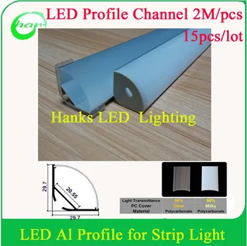

30m/lot 2M/PCS LED Channel/LED Diffuser/Aluminum Led Profile for width 20mm strip PCB