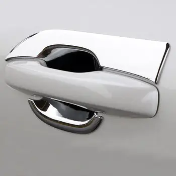 

Exterior Chromed ABS Door Handle Bowl Cover Trim 4PCS For Volvo XC60 2018