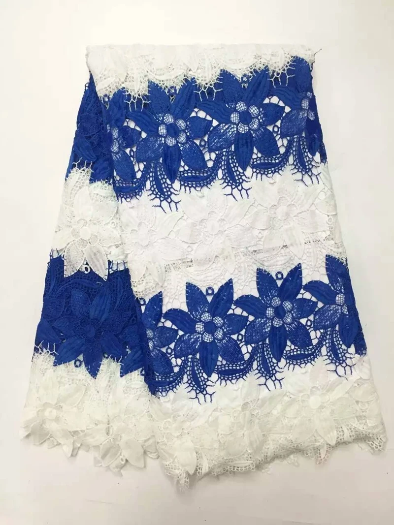 

HOT!! French net guipure chemical water soluble african cord lace fabric 5yards fashion design embroidered