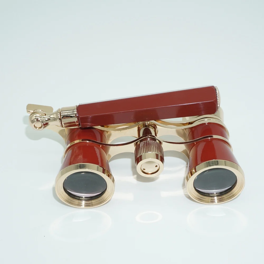 السيليكا هلام تليسكوب مزود بمنظار ثنائي الأحمر النبيذ هدية 3X25 مناظير سيدة هدية تلسكوب أوبرا مناظير DYB038