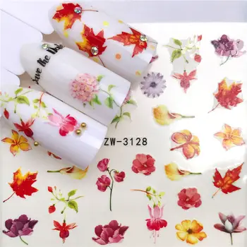 

1 Sheet Nail Art Stickers Decals Christmas tree / Christmas bell / snow Designed Fingernail Flower Tips Decoration