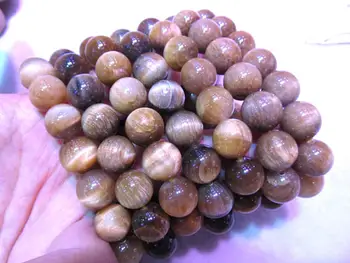 

Yellow blue Tiger Eye Gemstone Hawk Eye Loose Beads Blue golden green Tiger eyes beaded Bracelet 8-14mm