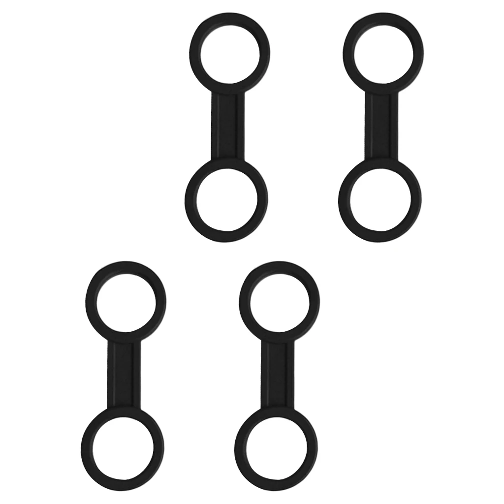 4pcs Silicone Rubber Snorkel Keeper Clip Attaching to Scuba Dive Mask for Water Sports Snorkeling Diving Surfing Accessories