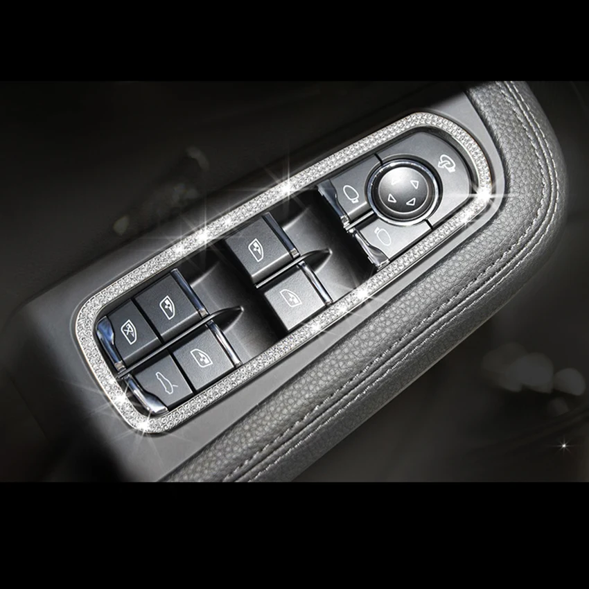 5 шт. аксессуары для салона автомобиля Porsche Macan Cayenne Panamera дверная оконная Кнопка