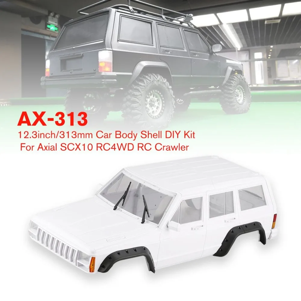 RC AX-313 12,3 дюймов/313 мм Корпус кузова автомобиля для 1/10 RC грузовик гусеничный осевой SCX10 и SCX10 II 90046 90047 DIY Набор автомобилей корпус набор