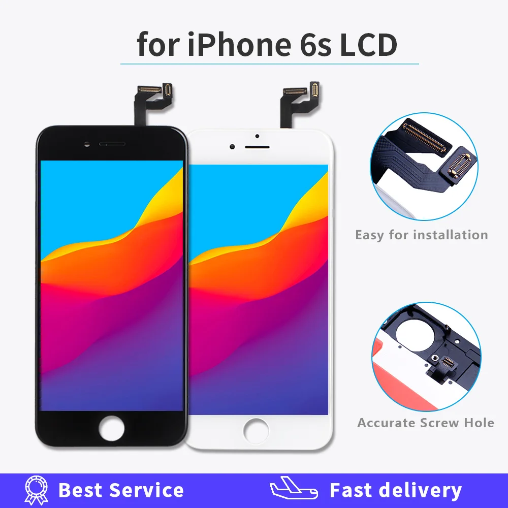 

All Test AAA LCD For iPhone 6S A1633 A1688 A1700 LCD Display With 3D Touch Screen Digitizer Assembly Free Tempered film+Tools