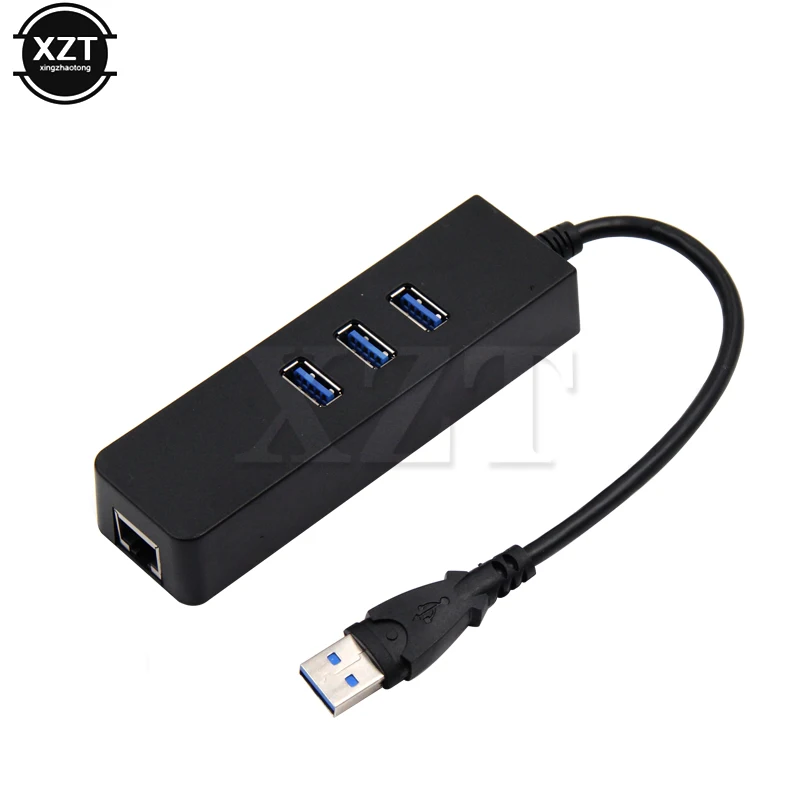 1 шт. высокоскоростной концентратор с 3 портами USB 0 100/1000 Мбит/с RJ45 конвертер Gigabit
