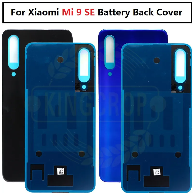 Для Xiaomi mi 9 SE стеклянная задняя крышка аккумулятора задняя крышка корпуса Дверь для Xiaomi mi 9 SE стеклянная задняя крышка ремонт запасных частей mi 9se задняя крышка