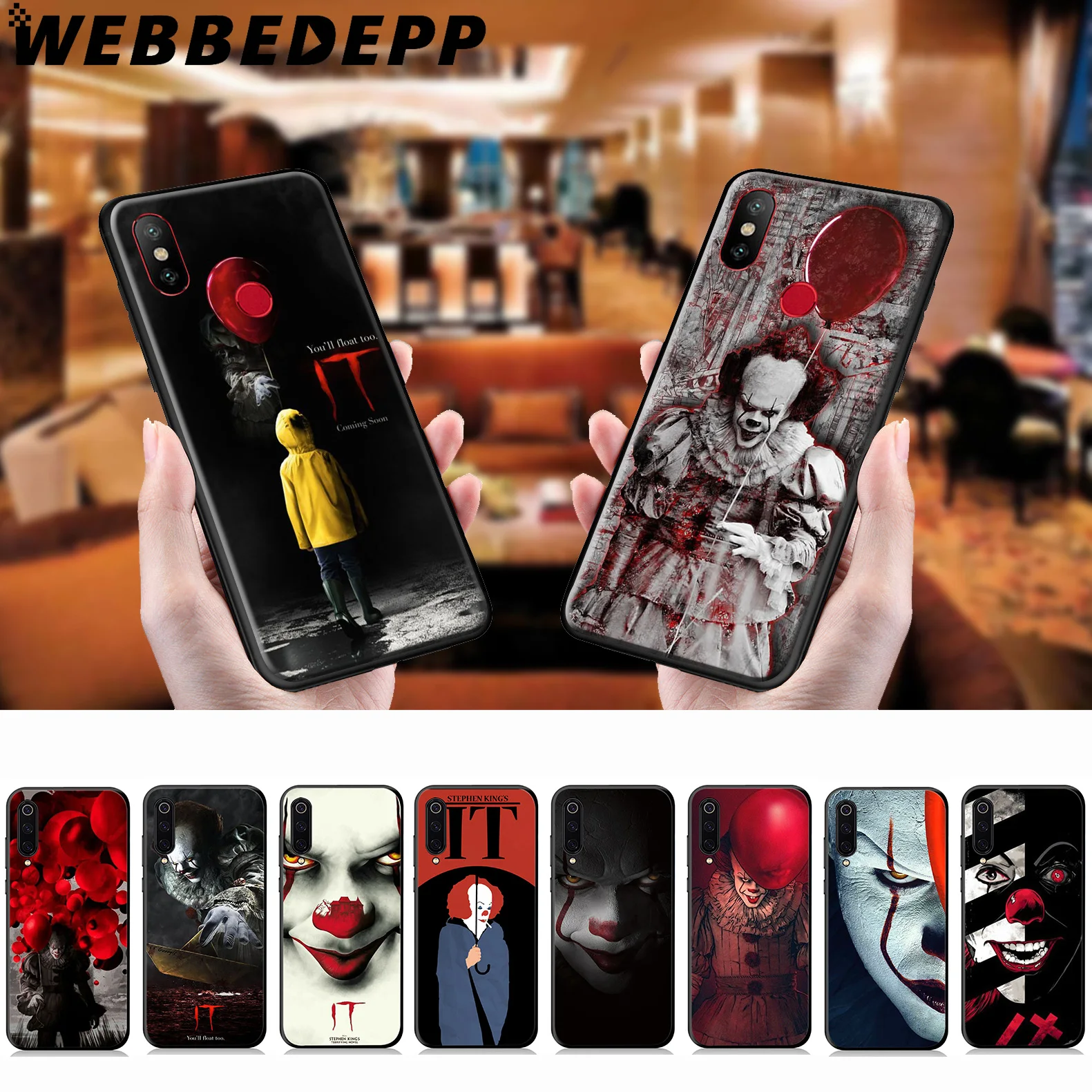 Мягкий чехол WEBBEDEPP Stephen King It для Xiaomi Mi 9T 9 8 SE 6 A1 A2 A3 Lite MiA1 MiA2 MiA3 F1 MAX 3 Mi8 CC9E CC9 |
