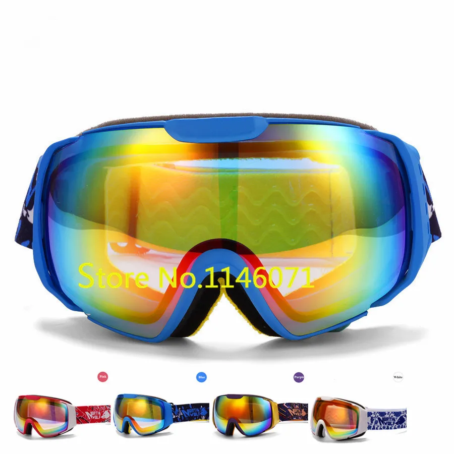 Men's Ski Snowboard Glasses Multi color Lens Skiing Glasses Men's Women