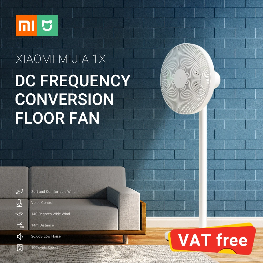 

Xiaomi Mijia 1X DC Frequency Conversion Floor Fan Portable Air Conditioner via MIJIA APP Shipping via EU priority line VAT Free