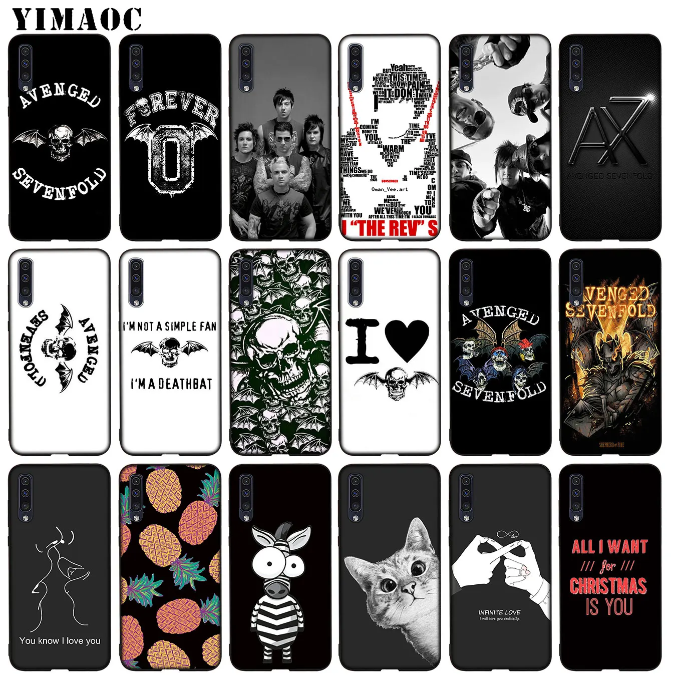 YIMAOC Avenged Sevenfold Мягкий ТПУ силиконовый чехол для Samsung Galaxy A70 A60 A50 A40 A30 A20 A10 A50S A40S A30S A20S
