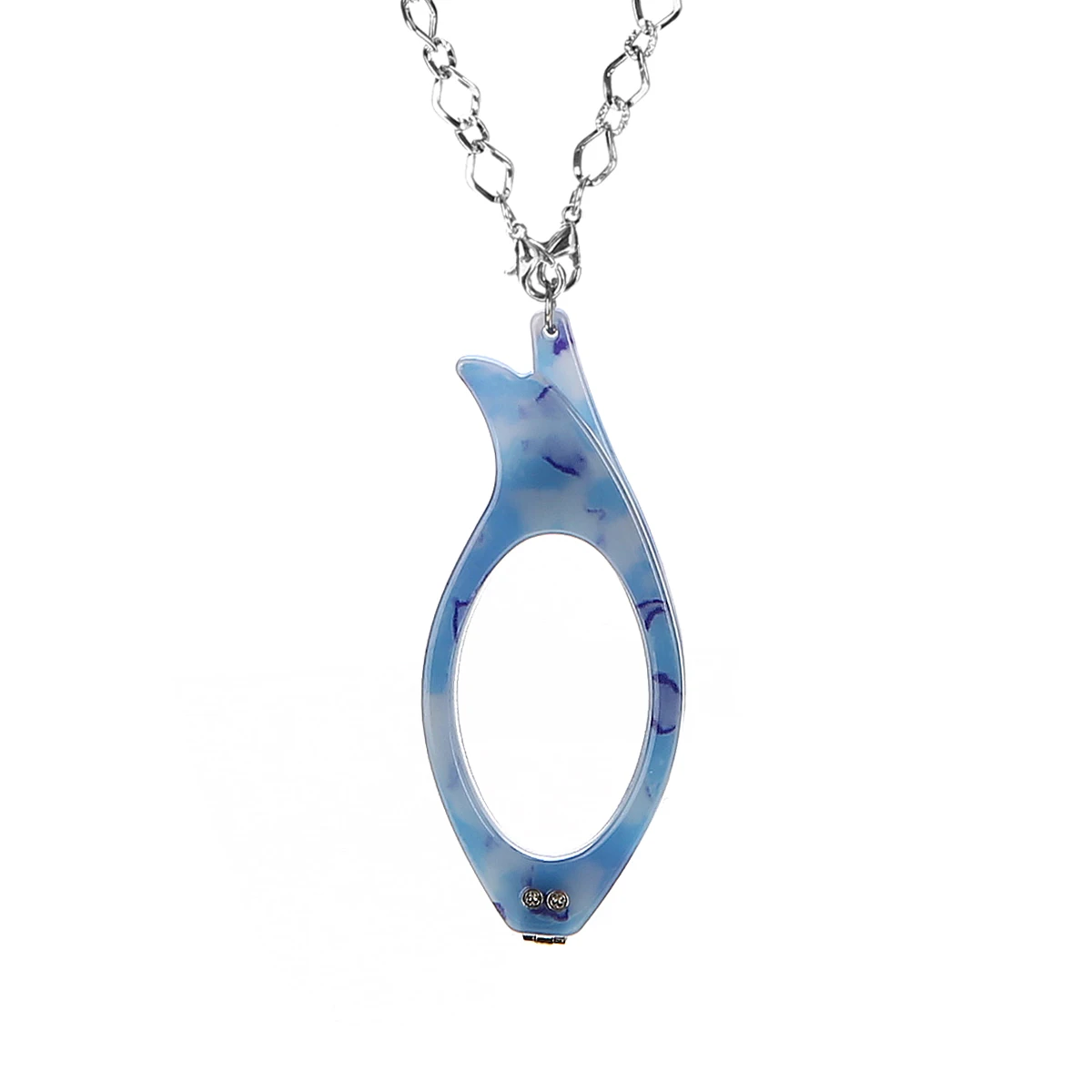 Shellhard Colorful Frame Necklace Vintage Folding Reading Glasses Chain Pendant Reader Necklace For Older Women Men Jewelry +2.0