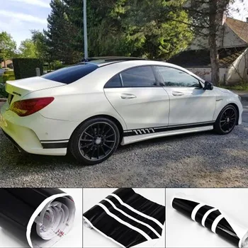 

Stylish Durable Parts Stickers for Mercedes Benz W117 C117 Stripe Stickers AMG Kit X117 CLA 2pcs Decor Hot Set