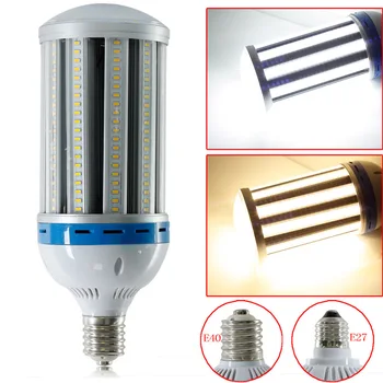 

4pcs outdoor IP65 waterproof high power LED Corn Light 55W 65W 162 leds 5730 AC85-265V E27 E40 High Bay Yard Garden Corn Lamp