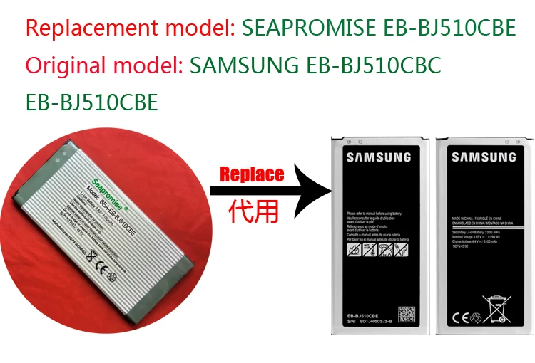 

freeshipping retail battery EB-BJ510CBC EB-BJ510CBE for Galaxy J5 2016,SM-J5108,SM-J5109,SM-J510F,SM-J510F/DS,SM-J510FN,SM-J510S