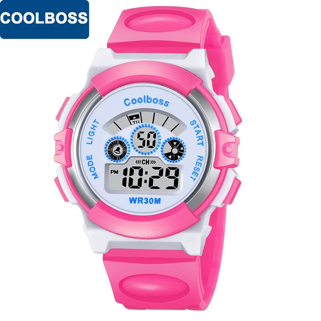 COOLBOSS Brand Children Watch Kids Outdoor Sports Watches Boys LED Digital Wrist COOLBOSS Brand Children Watch Kids Outdoor Sports Watches Boys LED Digital Wrist