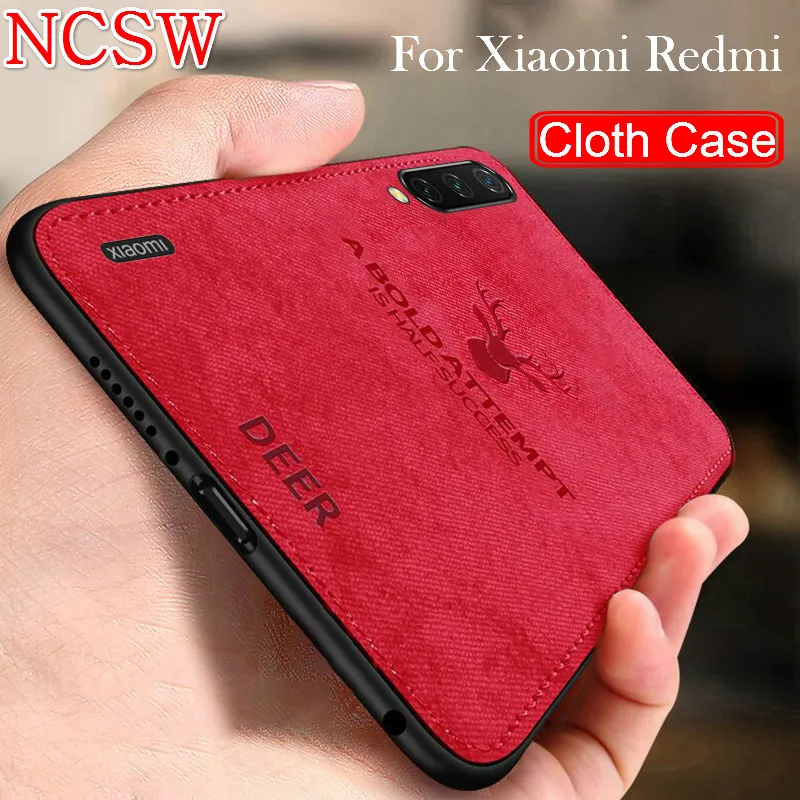 

For Xiaomi Mi 8 9 9T 9Tpro Mi CC9E A2 A3 lite Case Classic Fabric Cover Case on Redmi K20 7A Note 5 6 7 Pro 4X 4 Back Cover Capa