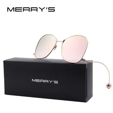 MERRY’S Fashion Women Personality Exaggerated Sunglasses Clear Lens Womens Glasses UV400 Protection S’8066