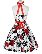 Summer Dresses 2016 Grace Karin Swing Retro 50s Tunic Vestidos Robe Short Cotton 50s Rockabilly Dress 1950s Style Plus Size