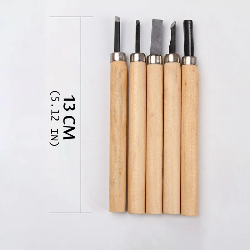 Hand Wood Carving Chisels Knife Tool for Basic Woodcut Working Clay Wax DIY Tools and Detailed Woodworking Hand Tools for sets