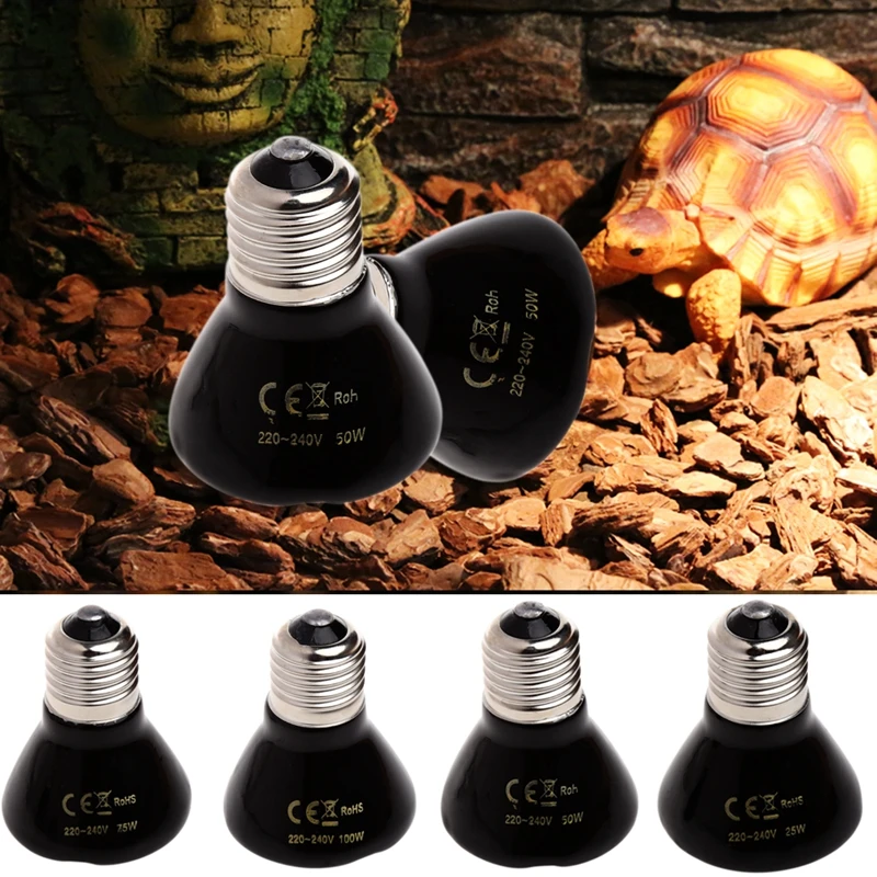 

220V Small Mini Ceramic Emitter Heater Lamp Light Bulb Far IR Heating Brooder