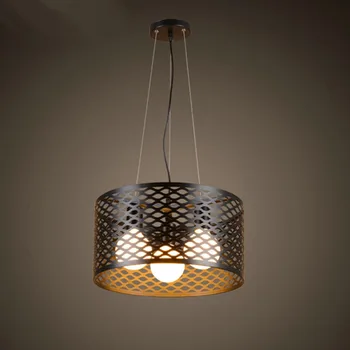 

Modern Industrial Retro Restaurant Pendant Light North European Loft Style American Village Living Room Iron Lamp Free Shipping