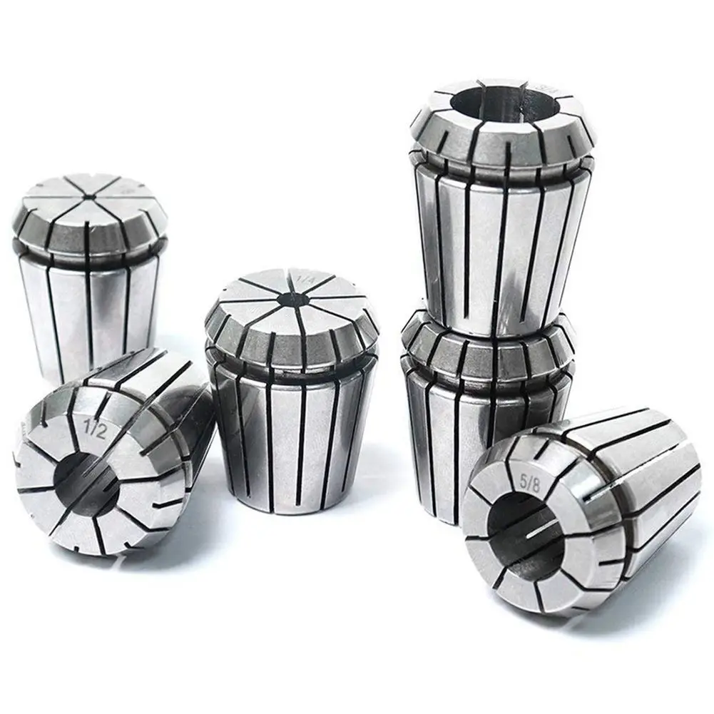 

6 pcs ER32 Milling Lathe Collets CNC Chuck Set Engraving Machine Fixture Accessories Spindle Clamp Drop Shopping