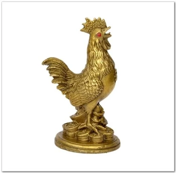 

Feng Shui Tang copper ornaments crafts with Chicken Rooster anti cut peach Rooster affair Feng Shui