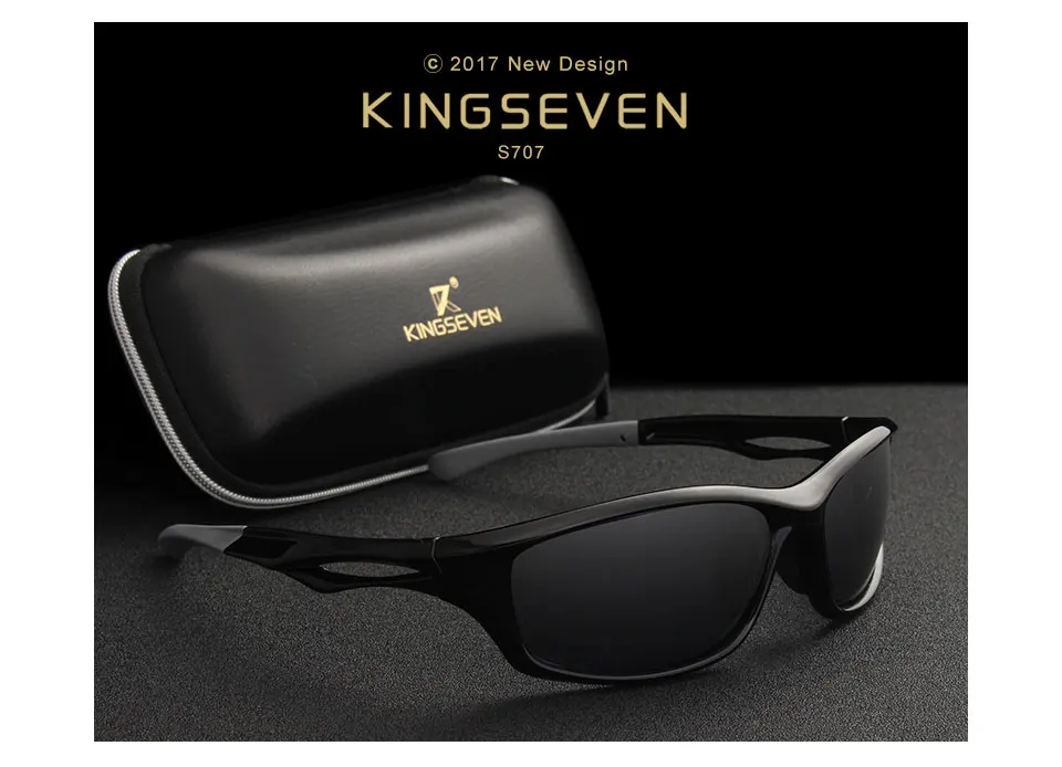 KINGSEVEN мужские солнцезащитные очки для вождения, поляризационные солнцезащитные очки для вождения, очки ночного видения, солнцезащитные очки, брендовые дизайнерские очки Oculos De Sol