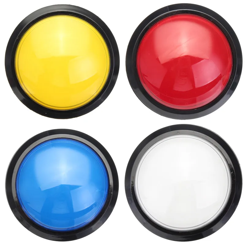 100-Type Convex Colorful Push Button Switch With Light Button Game Consoles Large Round Button Game Button Switch 100-Type Convex Colorful Push Button Switch With Light Button Game Consoles Large Round Button Game Button Switch