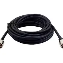 15 м соединительный кабель RG58 n-штекер N прямой штекер высокочастотная Коаксиальная перемычка Кабель