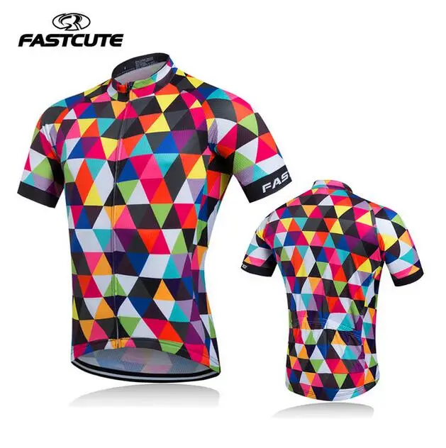 Fastcute  High quality Cycling Jersey Mtb Bicycle Clothing Bike Wear Clothes Short Maillot Roupa Ropa De Ciclismo Hombre Verano
