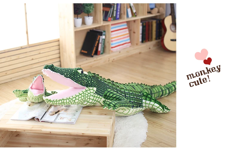 105/165 см мягкие животные настоящая жизнь Аллигатор плюшевые игрушки игрушечные крокодилы Kawaii ceatory подушка для детей день рождения Gifti