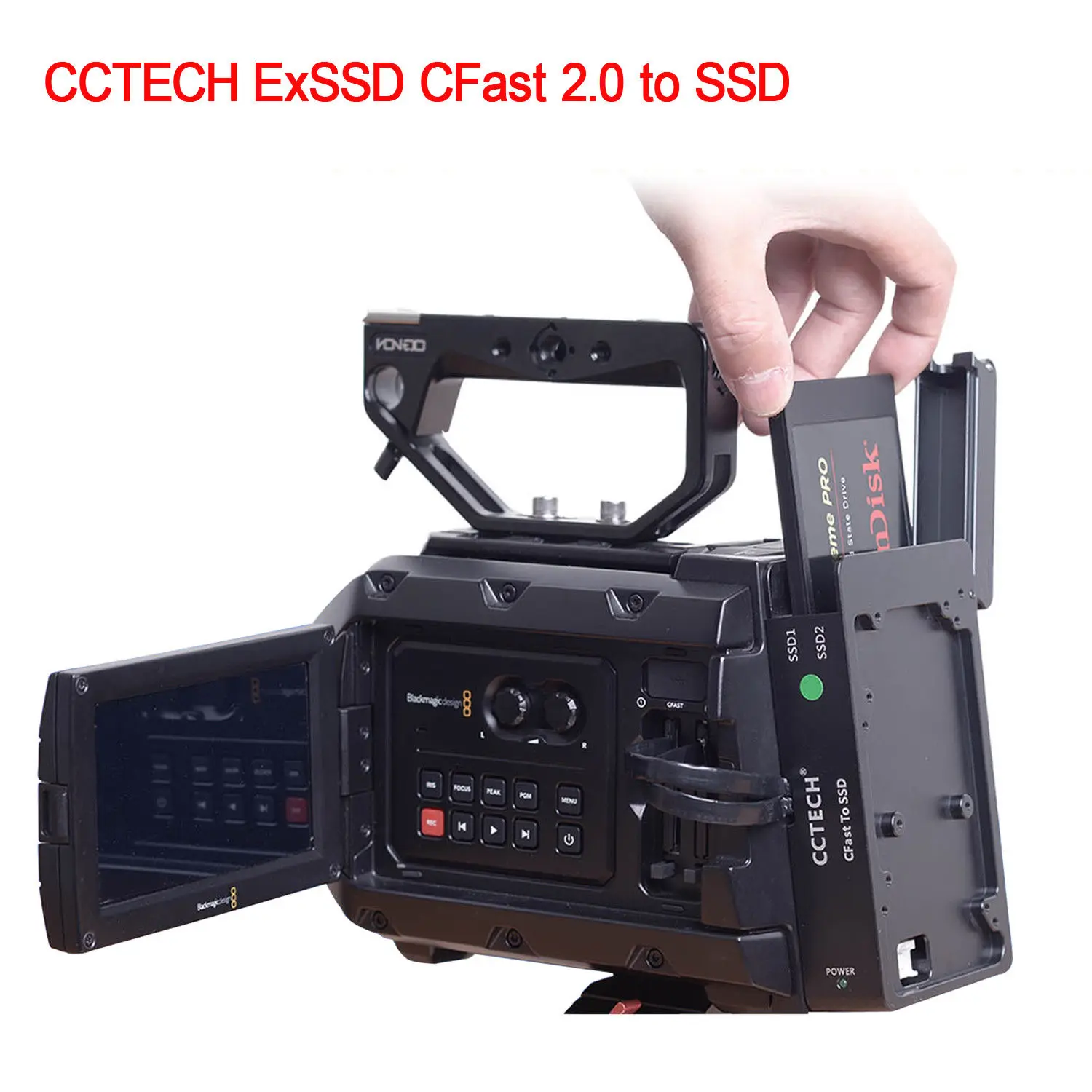  CCTECH ExSSD CFast 20 zu SSD BMD Kamera Lagerung Lösung Recorder URSA Mini4.6K