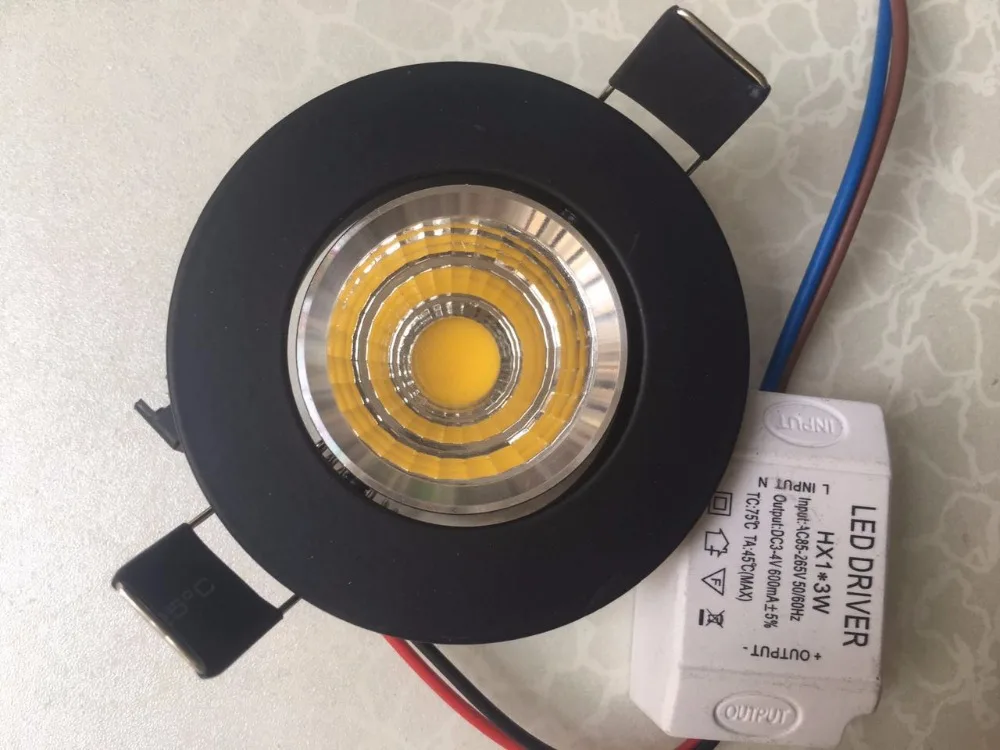 Светодиодный мини-светильник под кабинет пятно света 3 Вт для Потолочные встраиваемые лампы Ac85-265v подпушка огни Бесплатная доставка 3 года
