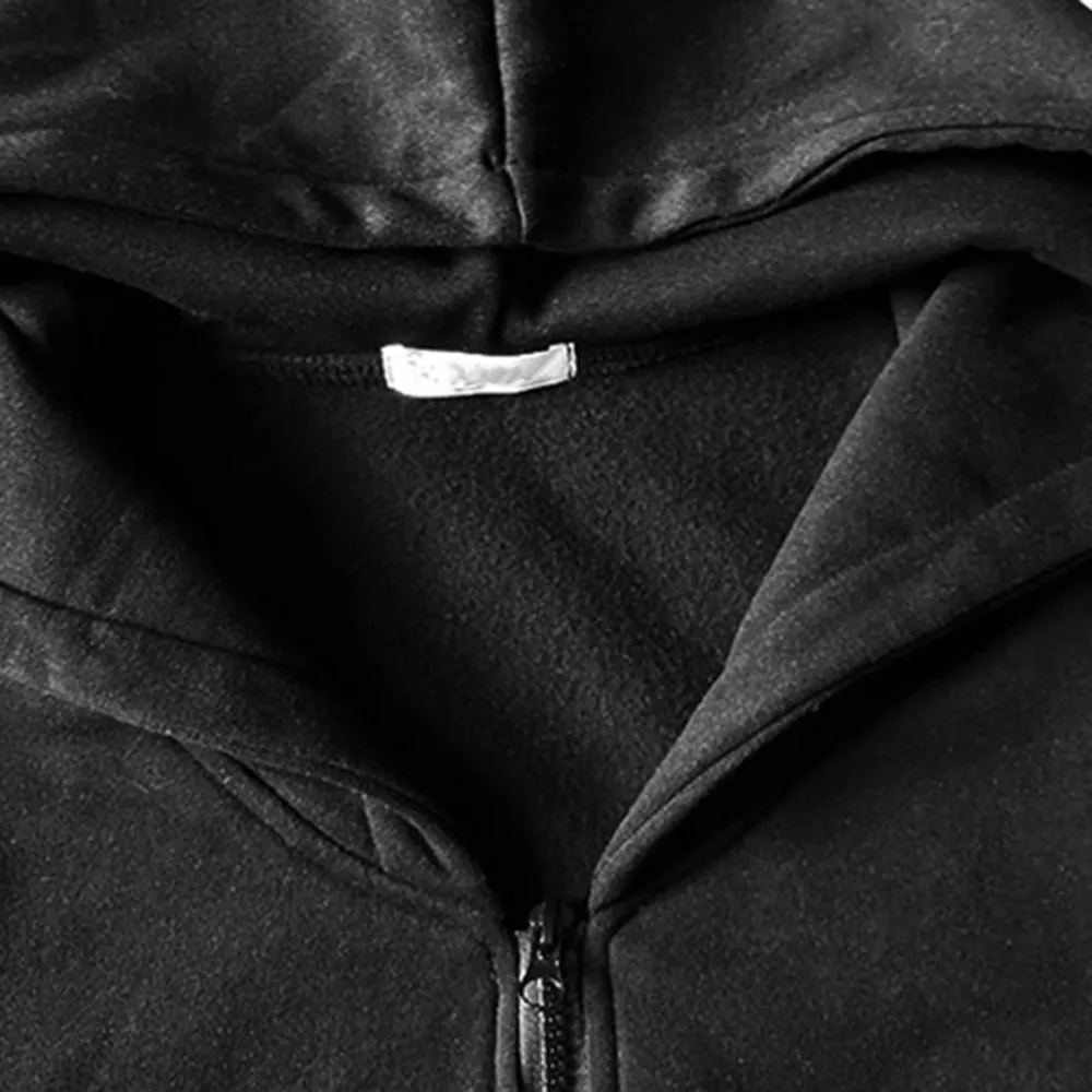Толстое длинное пальто, верхняя одежда, мужская Осенняя Зимняя Повседневная теплая полосатая верхняя одежда на молнии с длинным рукавом, блуза, куртка, пальто#0816