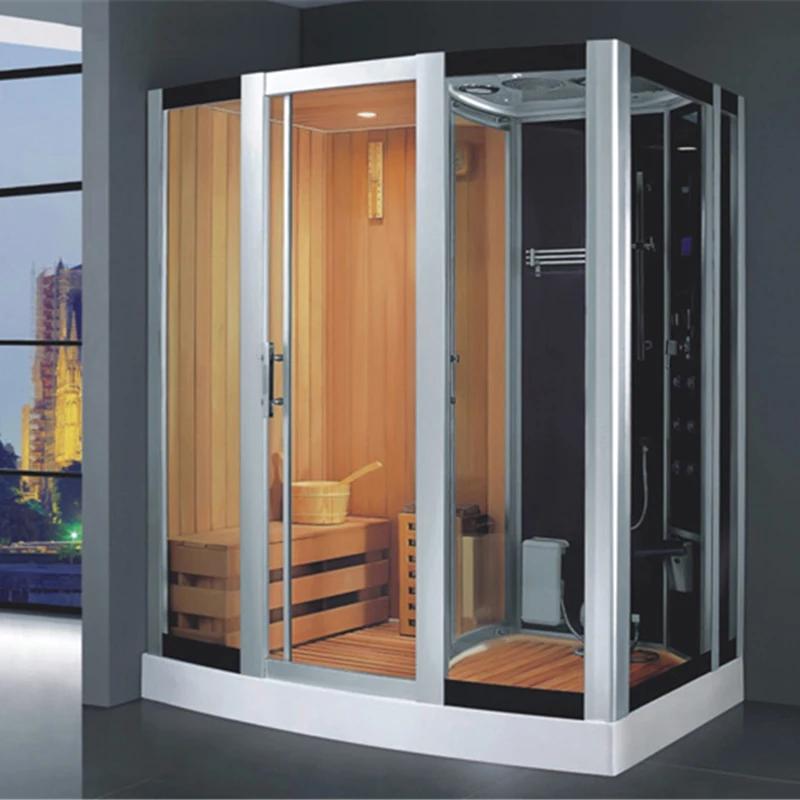 Половина тела hemlock финская сауна с душевой кабиной душевая кабина сауной 1700*1000*2150