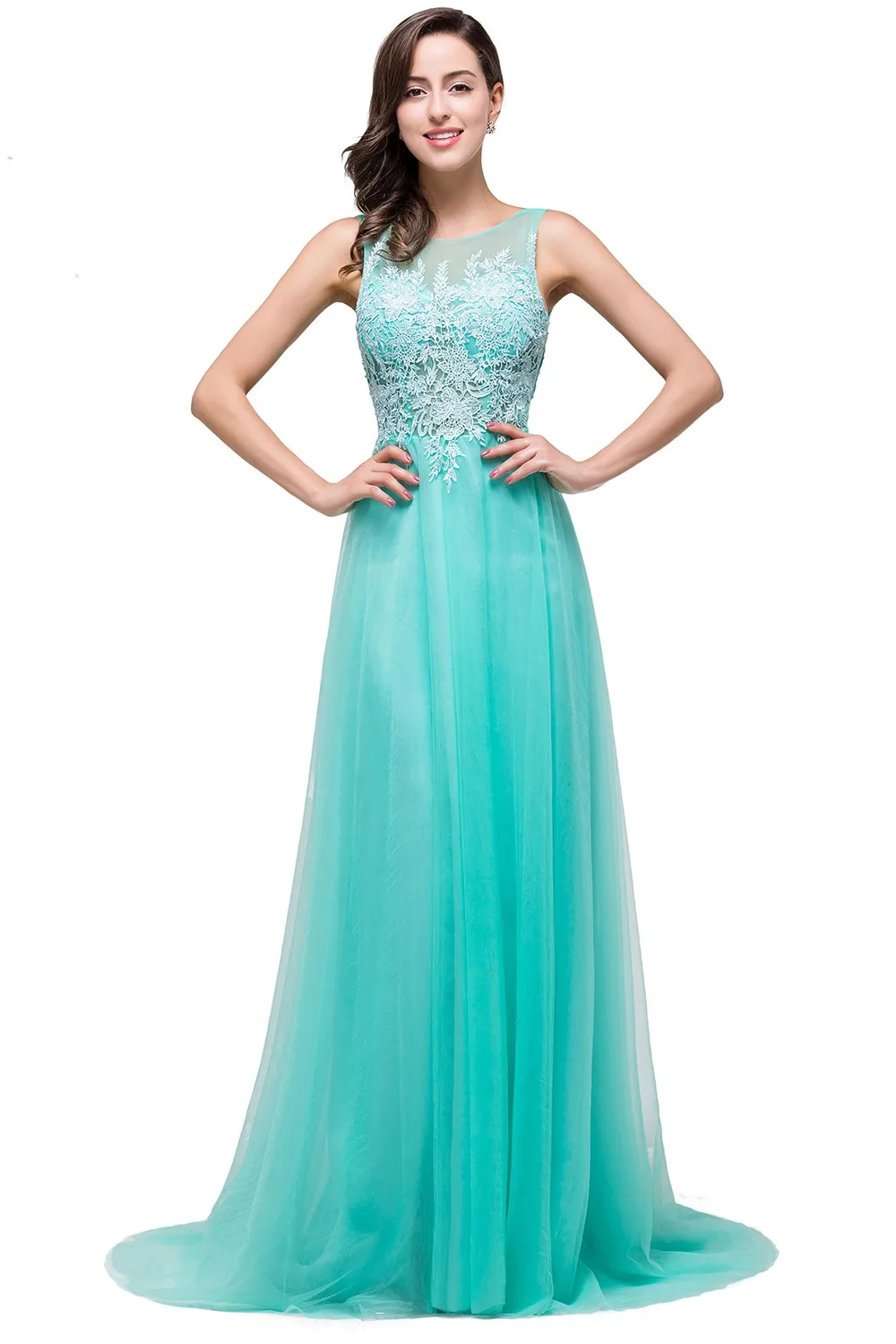 aqua blue cocktail dress