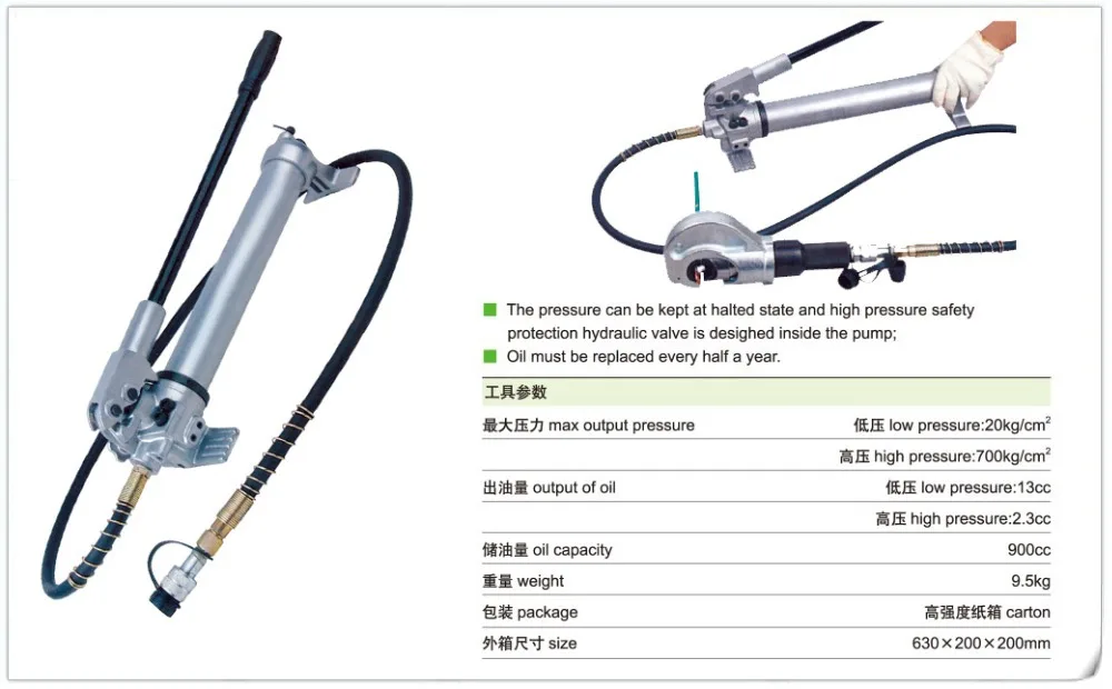Saipwell CP 700 ручной гидравлический насос насос|hydraulic hand pump|manual hydraulic pumpmanual |