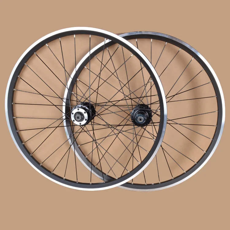 24 Inches MTB Mountain Bikes Bicycles V Brake Wheel Rim Wheelset 32 Holes Hubs Parts Free shipping Rim Rims