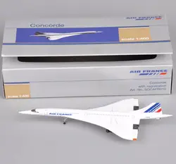 Дешевые игрушки Concorde Air France 1976-2003 модель авиалайнера 1:400 сплав коллекционный дисплей игрушечный самолет Модель Коллекция детские игрушки