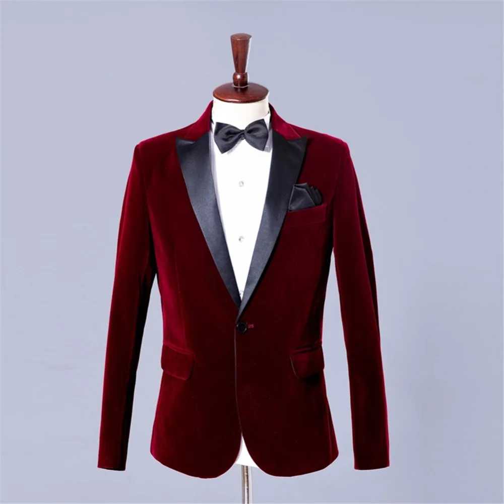 Suit velvet blazer (12)