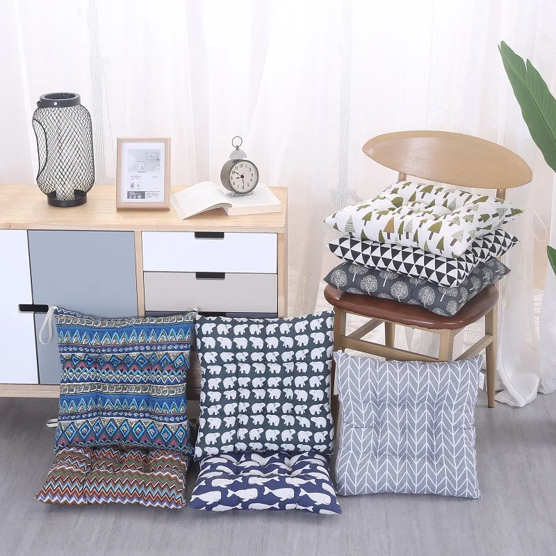 

Outdoor garden courtyard home kitchen office simple modern geometric sofa chair seat cushion pad cotton