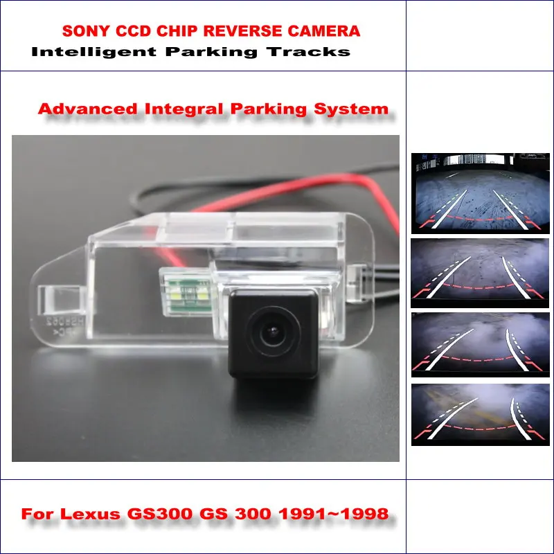 

Intelligent Parking Tracks Rear Camera For Lexus GS300 GS 300 RX270 RX 270 Backup Reverse NTSC RCA AUX HD SONY CCD 580 TV Lines
