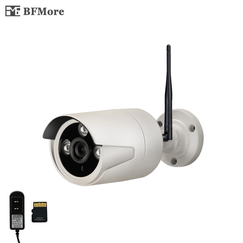 

BFMore WiFi Full-HD Mini IP Camera 1080P 2.0MP Water-proof Sony IMAX323 Outdoor Wireless SD Card Storage Security Camhi IR P2P