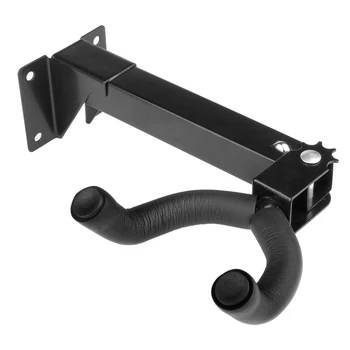 

2pcs Ukulele Electric Guitar Bass Stand Long Arm Hook Hold Adjustable Guitar Holder Ukelele Hook Support Instrument Accessories
